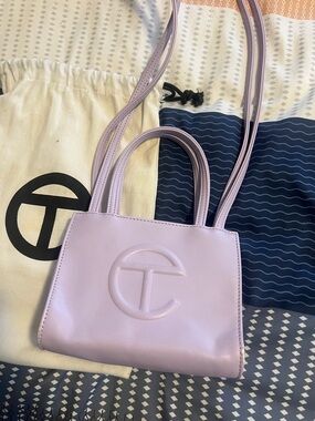 Telfar Mini Shopping Bag in Lavender